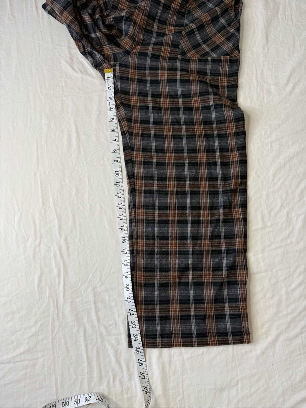 Natural Life Beckett Flannel Pants Brown Grey Plaid NWT Size M - Picture 6 of 10